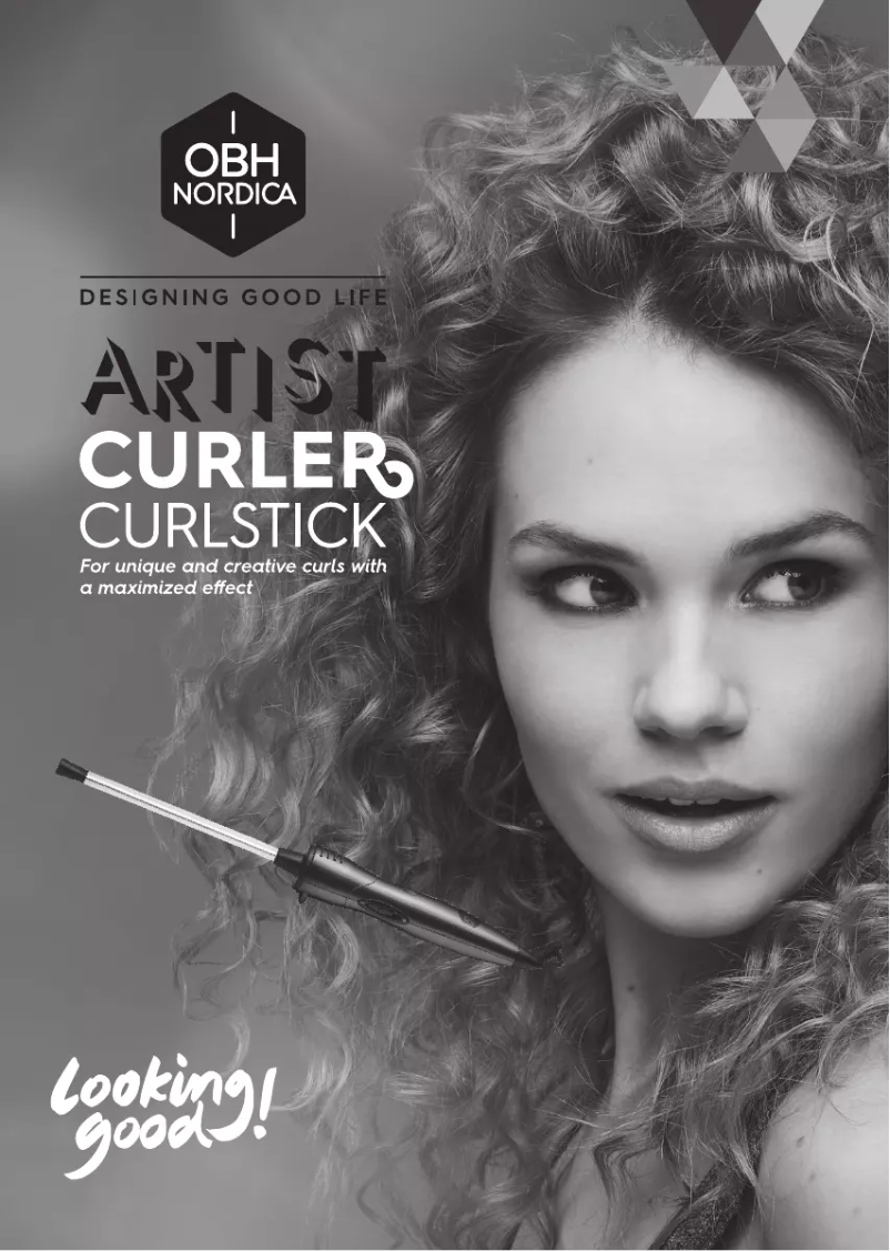 Page 1 de la notice Manuel utilisateur OBH Nordica Curlstick