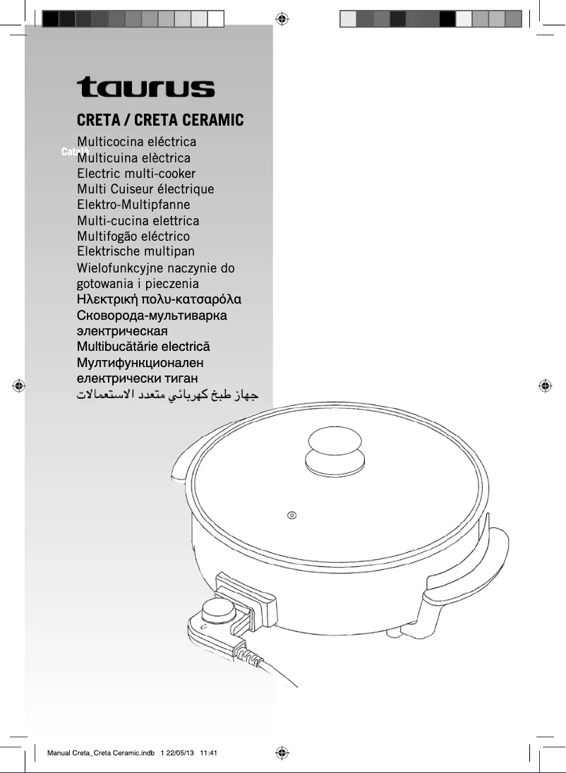 Page 1 de la notice Manuel utilisateur Taurus Creta Ceramic