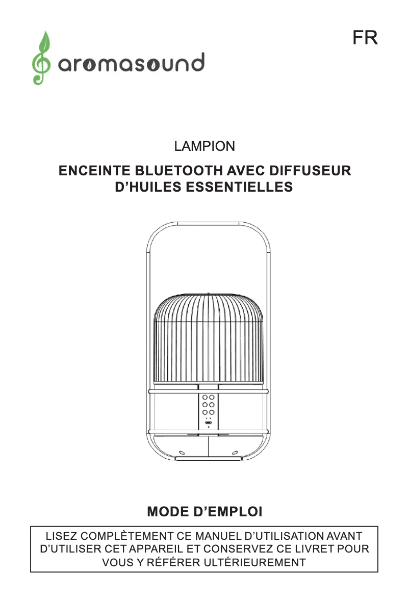 Page 1 de la notice Manuel utilisateur Bigben Lampion