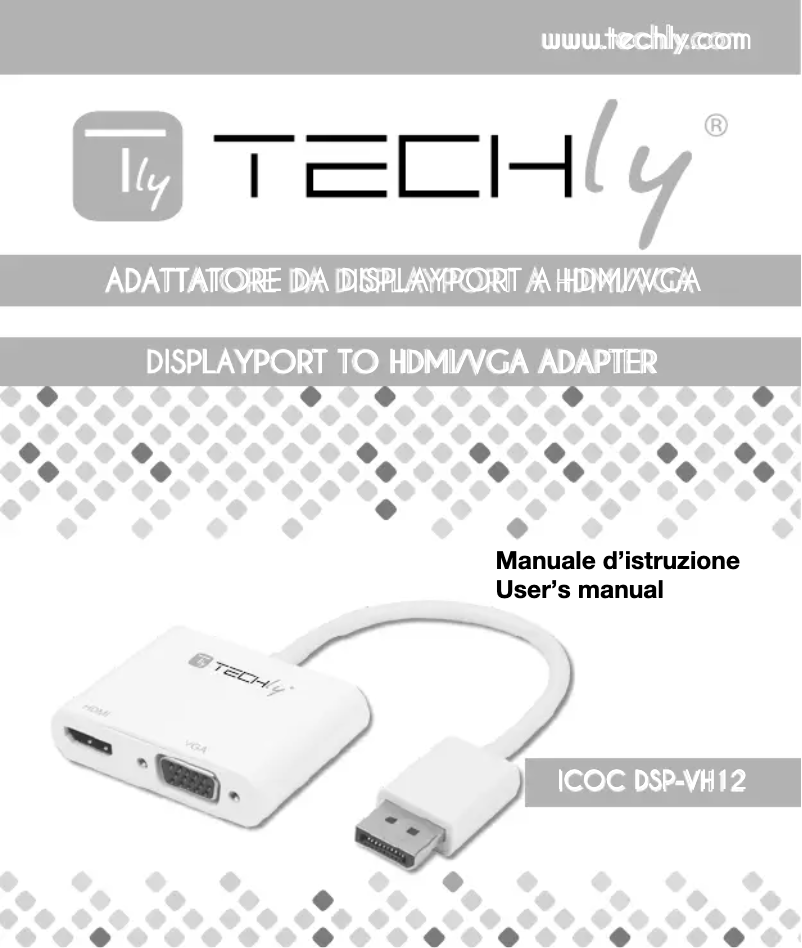 Page 1 de la notice Manuel utilisateur Techly ICOC DSP-VH12