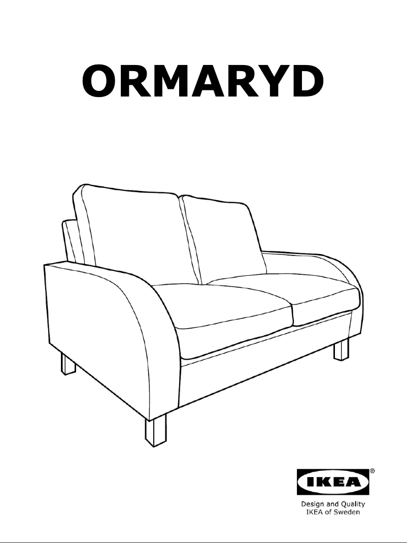 Page 1 de la notice Manuel utilisateur Ikea ORMARYD 204.775.91