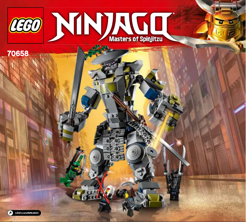 Page 1 of the manual User Manual Lego Ninjago 70658