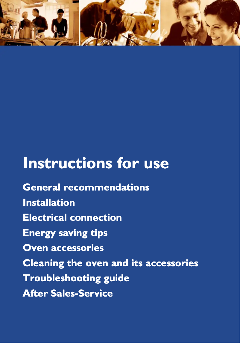 Page 1 of the manual User Manual Bauknecht BMZH 5000/01 AL