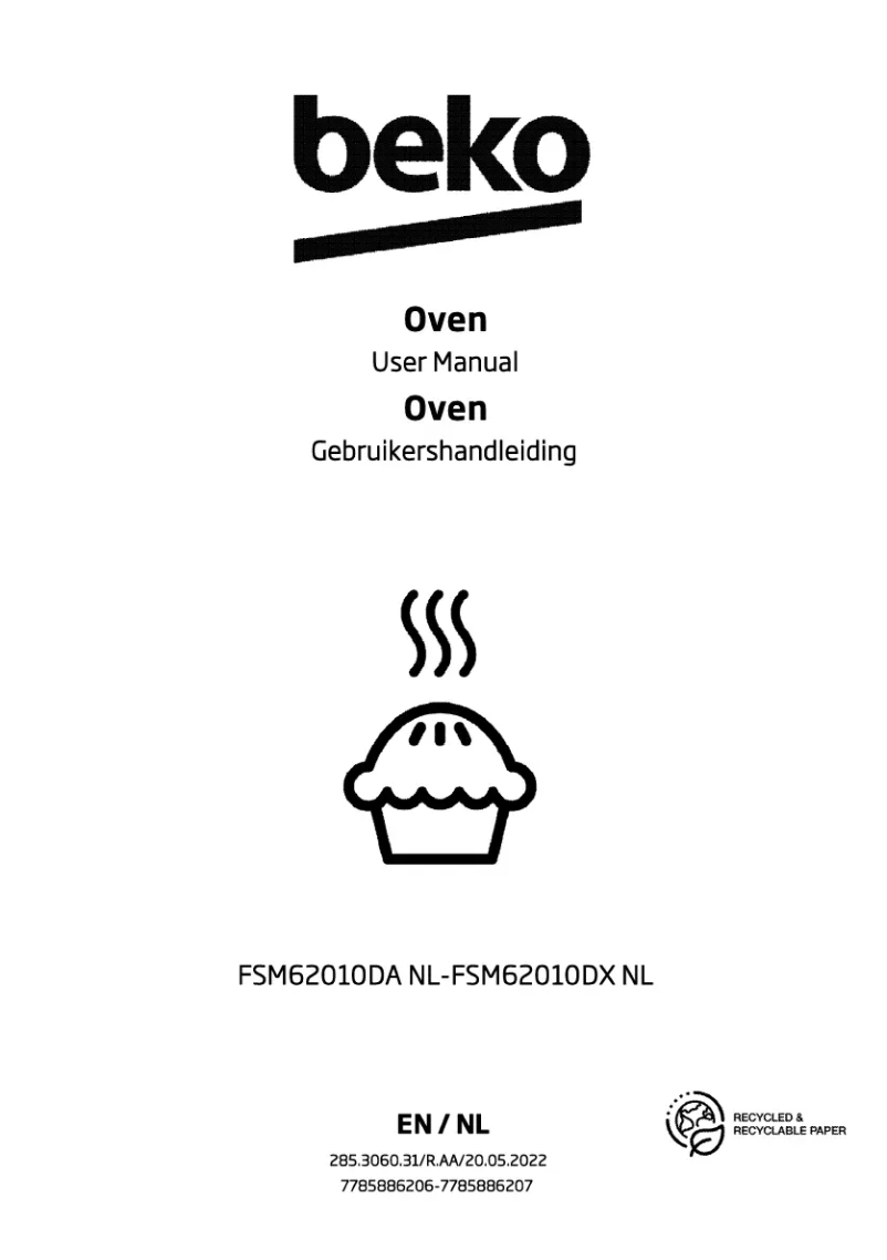 Page 1 de la notice Manuel utilisateur Beko FSM62010DANL