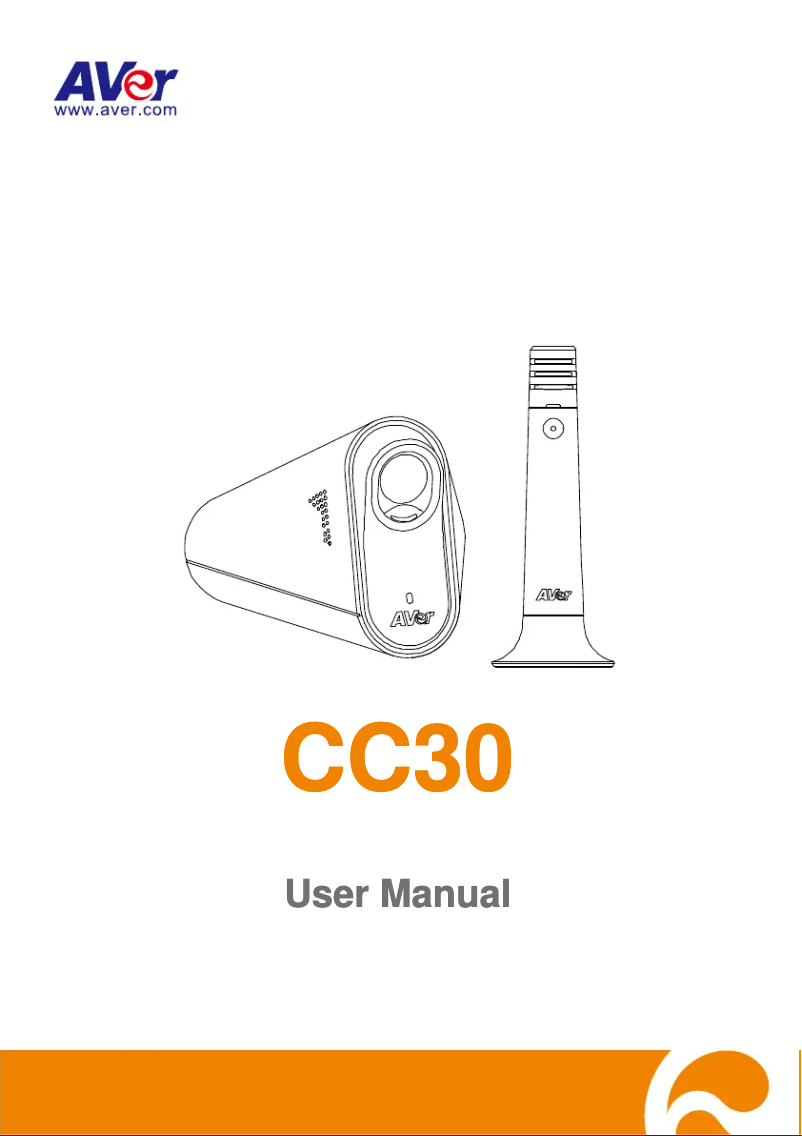 Page 1 de la notice Manuel utilisateur AVer CC30