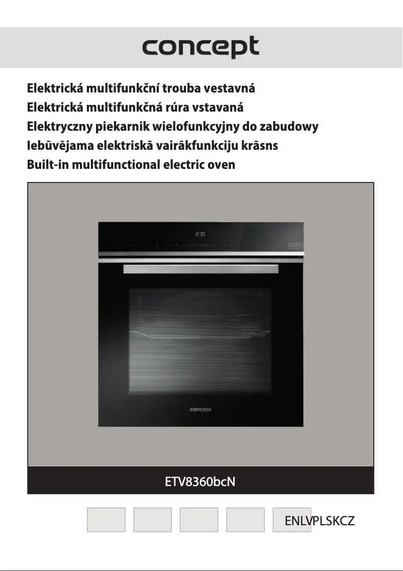 Page 1 de la notice Manuel utilisateur Concept ETV8360bcN