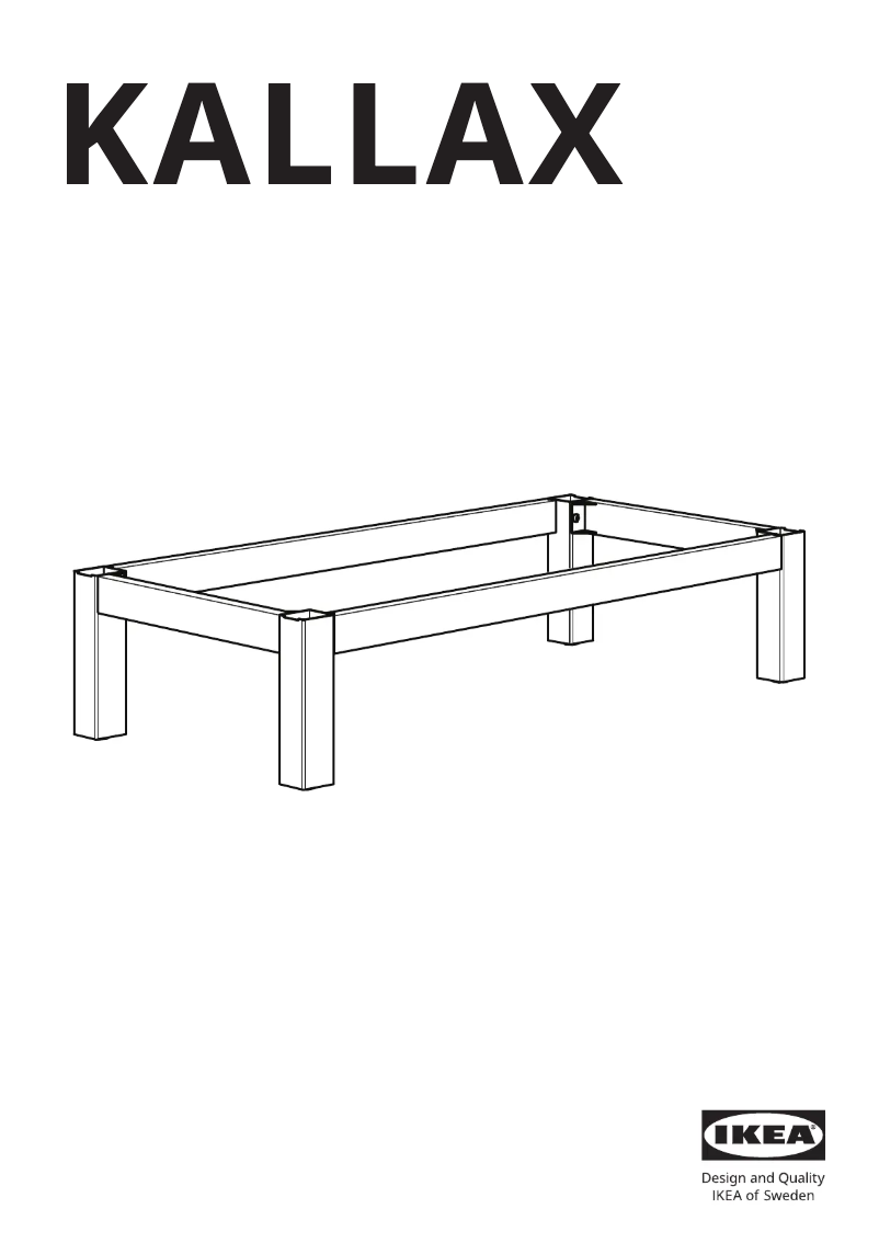 Page 1 de la notice Manuel utilisateur Ikea KALLAX 904.955.96