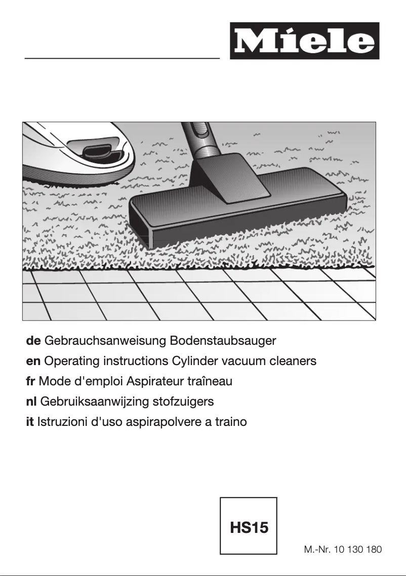 Página 1 del manual Manual de usuario Miele Complete C3 Celebration Parquet EcoLine Plus