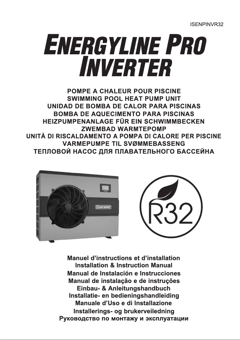 Página 1 del manual Manual de usuario Hayward EnergyLine Pro Fi Heat