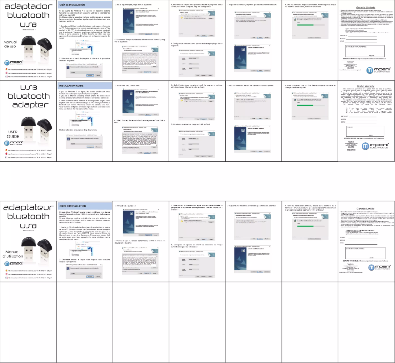 Page 1 de la notice Manuel utilisateur Imperii Electronics TE.04.0102.01