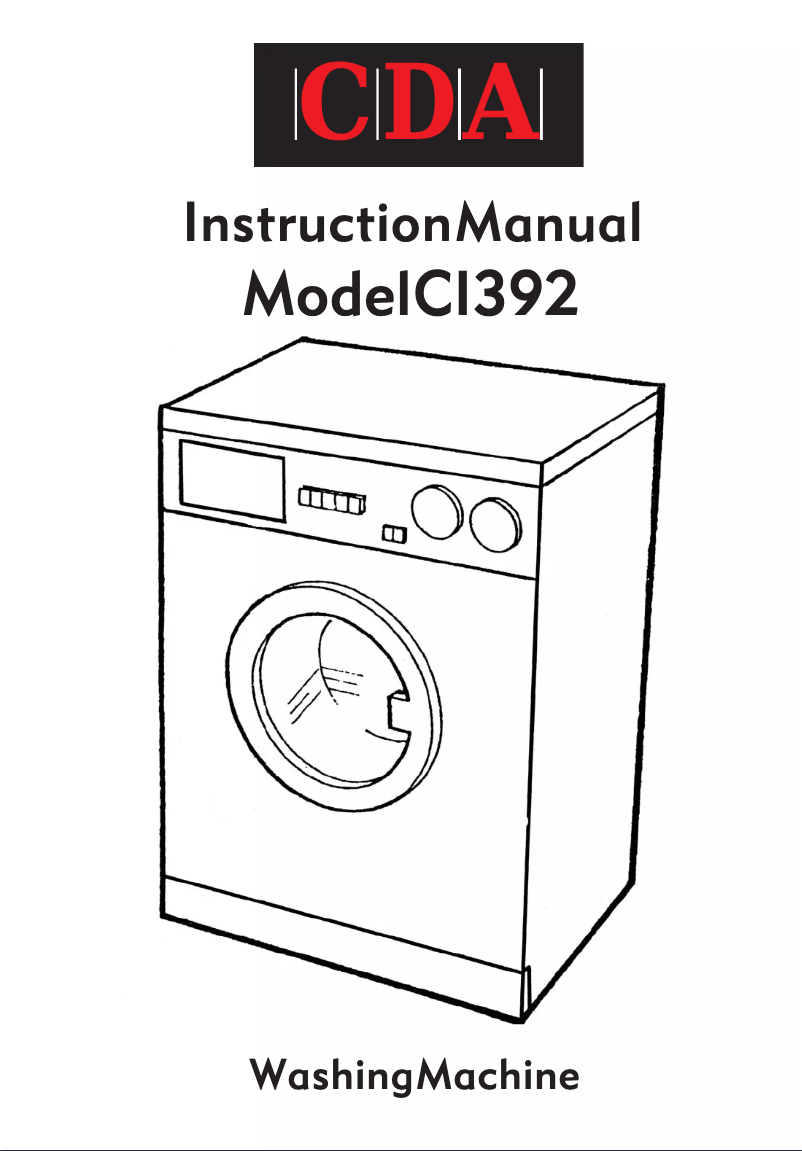 Página 1 del manual Manual de usuario CDA CI392