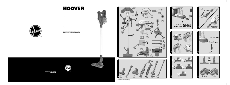 Page 1 de la notice Manuel utilisateur Hoover H-FREE 200 HF222XLRG001