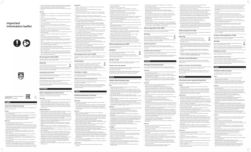 Page 1 of the manual User Manual Philips HU3918