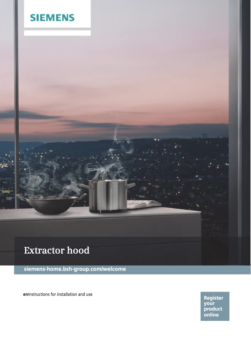 Page 1 de la notice Guide d'installation Siemens LC97FVW60