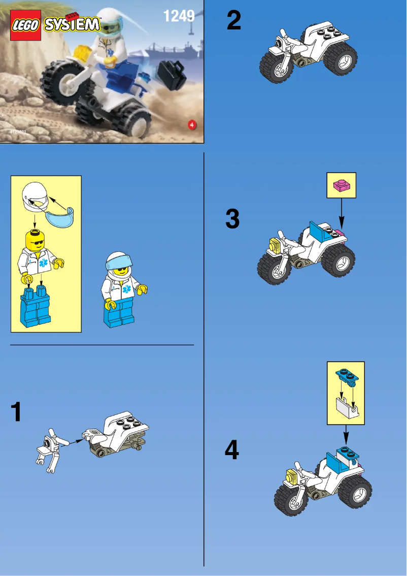 Página 1 del manual Manual de usuario Lego PARAMEDIC ON MOTORCYCLE