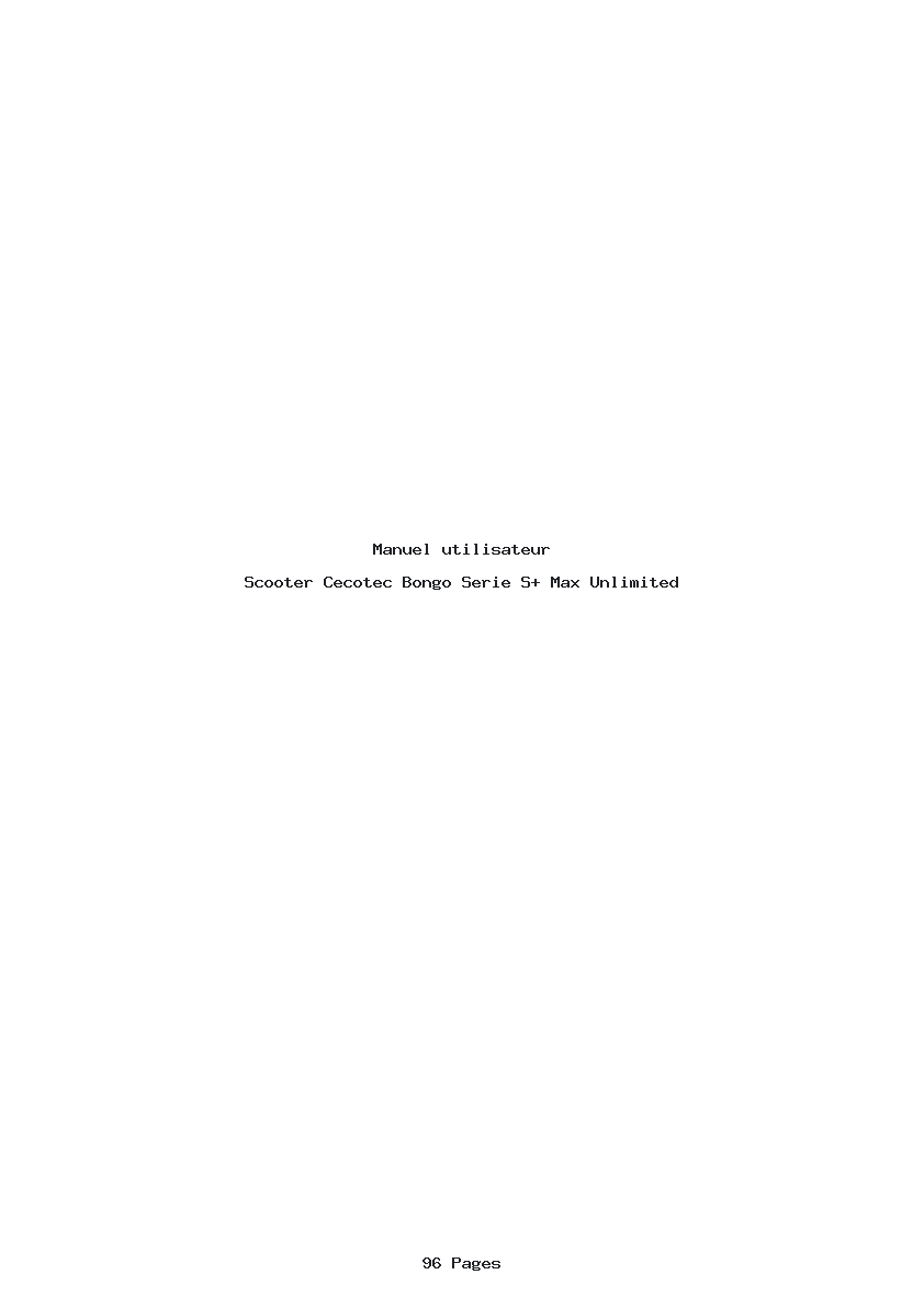 Page 1 de la notice Manuel utilisateur Cecotec Bongo Serie S+ Max Unlimited