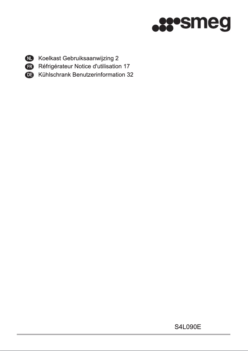 Página 1 del manual Manual de usuario Smeg S4L090E