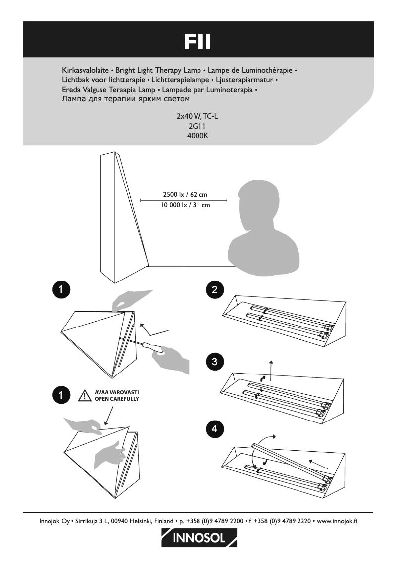 Página 1 del manual Manual de usuario Innosol Fii