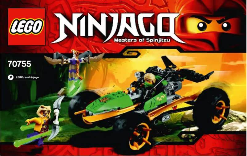 Página 1 del manual Manual de usuario Lego Ninjago 70755