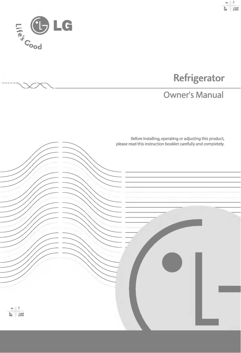 Page 1 de la notice Manuel utilisateur LG GR-E2TTI