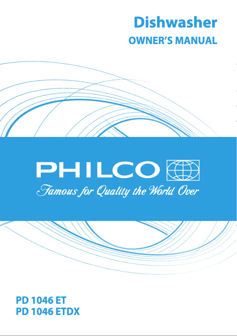 Page 1 de la notice Manuel utilisateur Philco PD 1046 ET