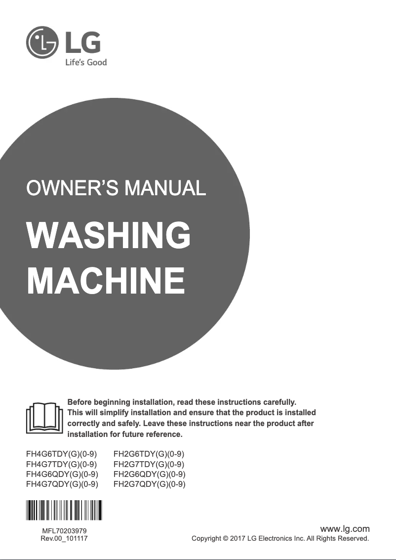 Página 1 del manual Manual de usuario LG FH4G7TDY0