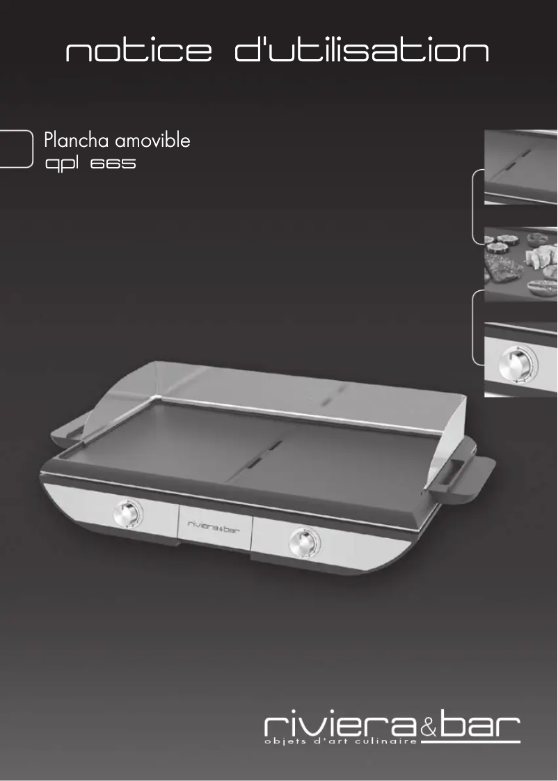 Página 1 del manual Manual de usuario Riviera & Bar QPL665