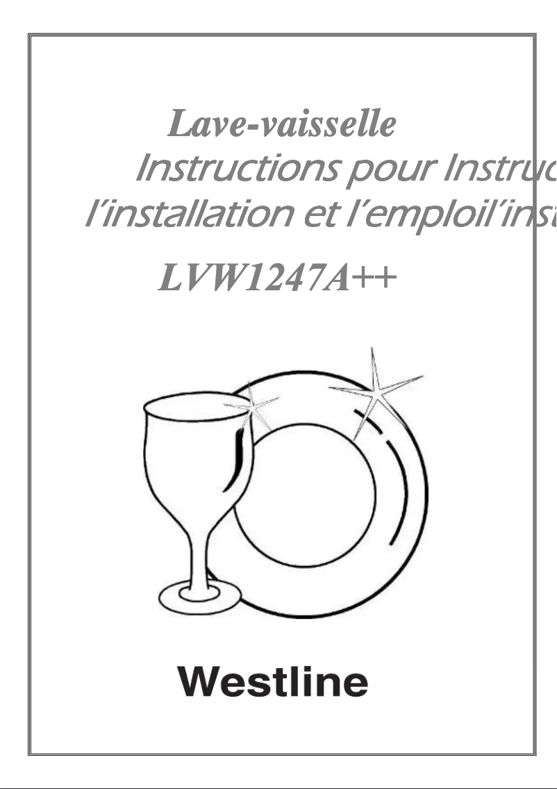 Página 1 del manual Manual de usuario Westline LVW1247A++