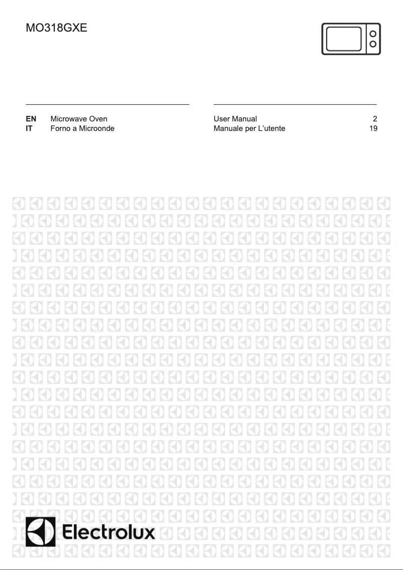 Página 1 del manual Manual de usuario Electrolux MO318GXE
