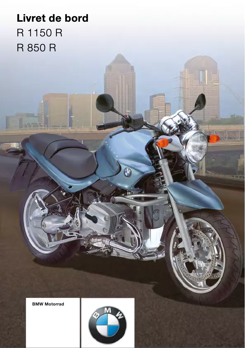 Page 1 of the manual User Manual BMW R 850 R (2004)