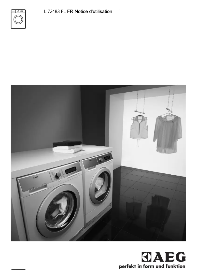 Page 1 de la notice Manuel utilisateur AEG L73483FL