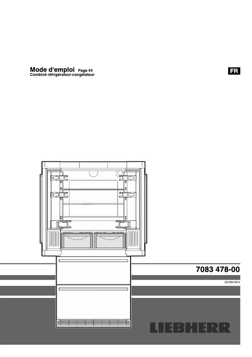 Page 1 de la notice Manuel utilisateur Liebherr ECBNe 8872