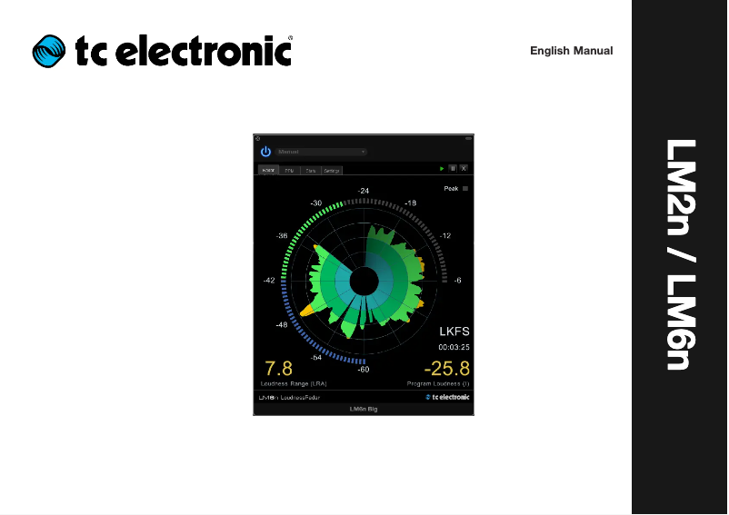 Page 1 de la notice Manuel utilisateur TC Electronic LM1N
