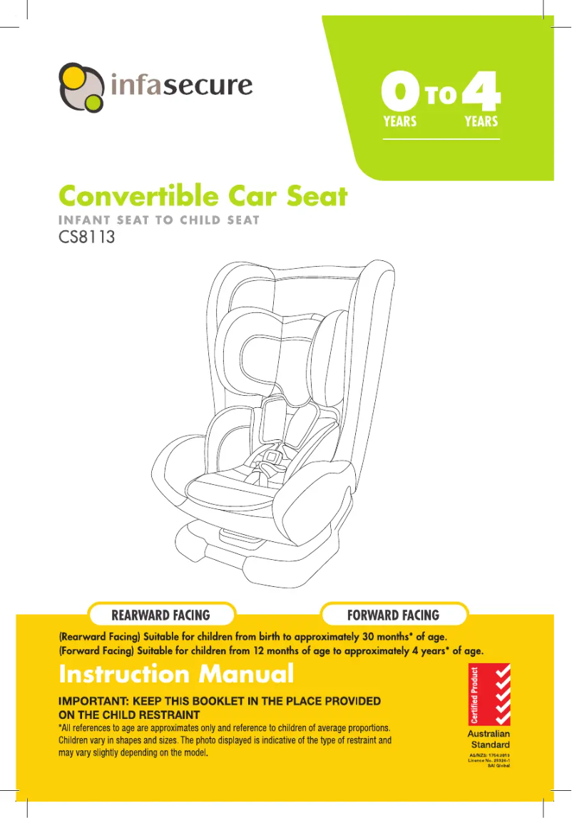 Page 1 de la notice Manuel utilisateur InfaSecure Quattro Go