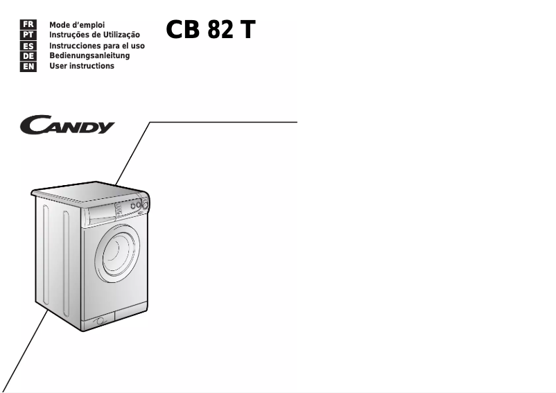 Página 1 del manual Manual de usuario Candy LB CB 82 T