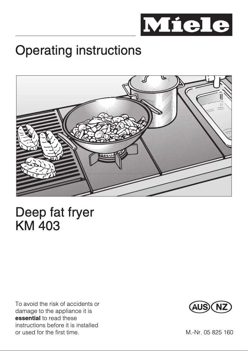 Página 1 del manual Manual de usuario Miele KM 403