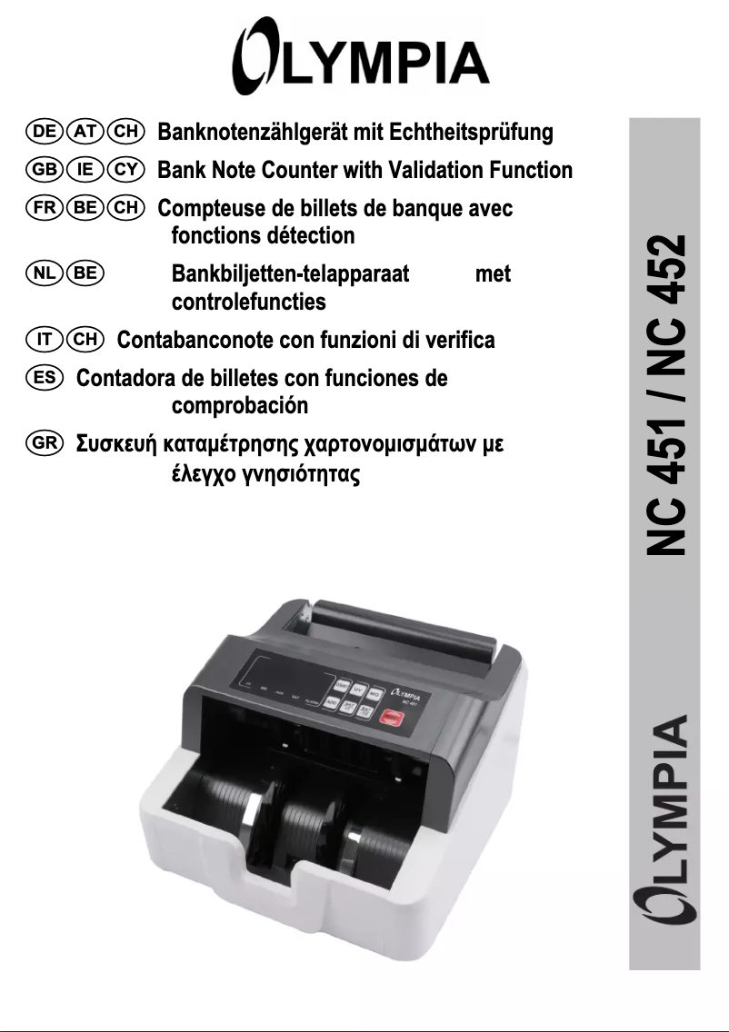 Page 1 de la notice Manuel utilisateur Olympia NC 451