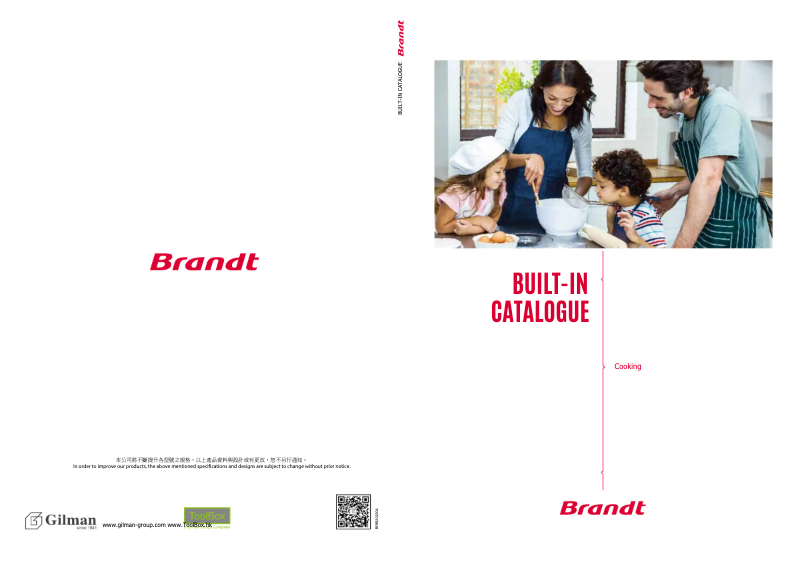 Page 1 de la notice Catalogue Brandt BPI6210B