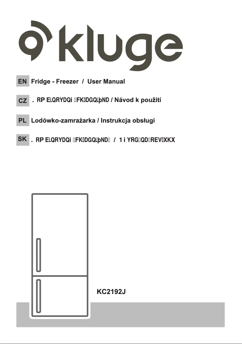 Page 1 de la notice Guide d'installation Kluge KC2192J