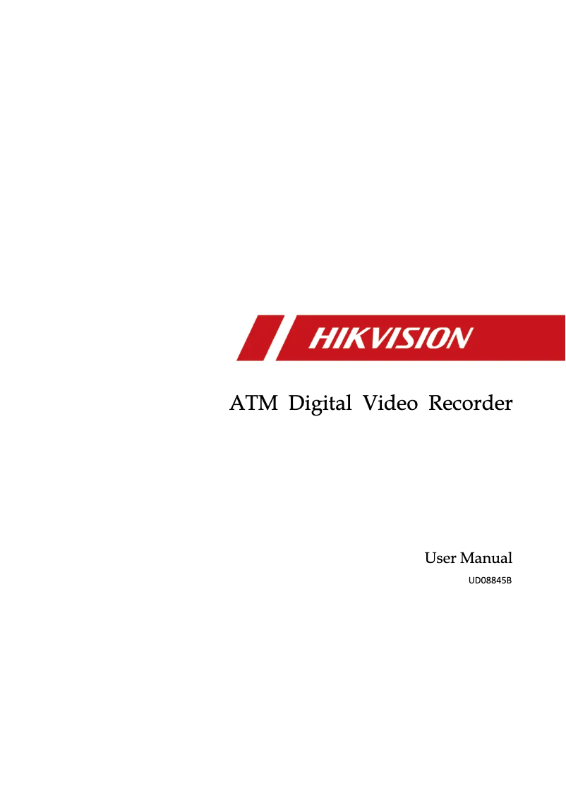 Página 1 del manual Manual de usuario Hikvision DS-8104AHQI-E4