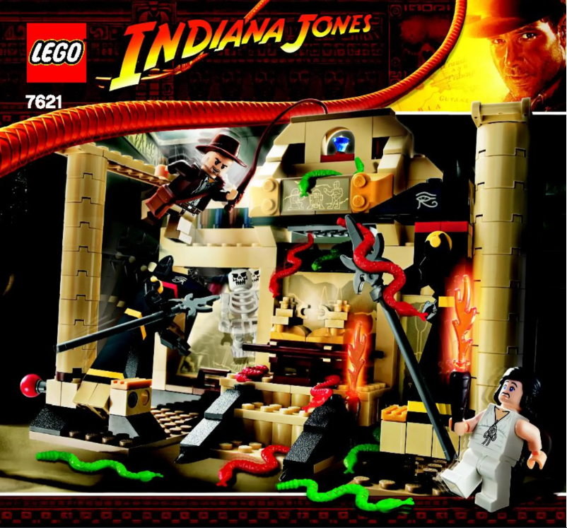 Page 1 of the manual User Manual Lego Indiana Jones 7621