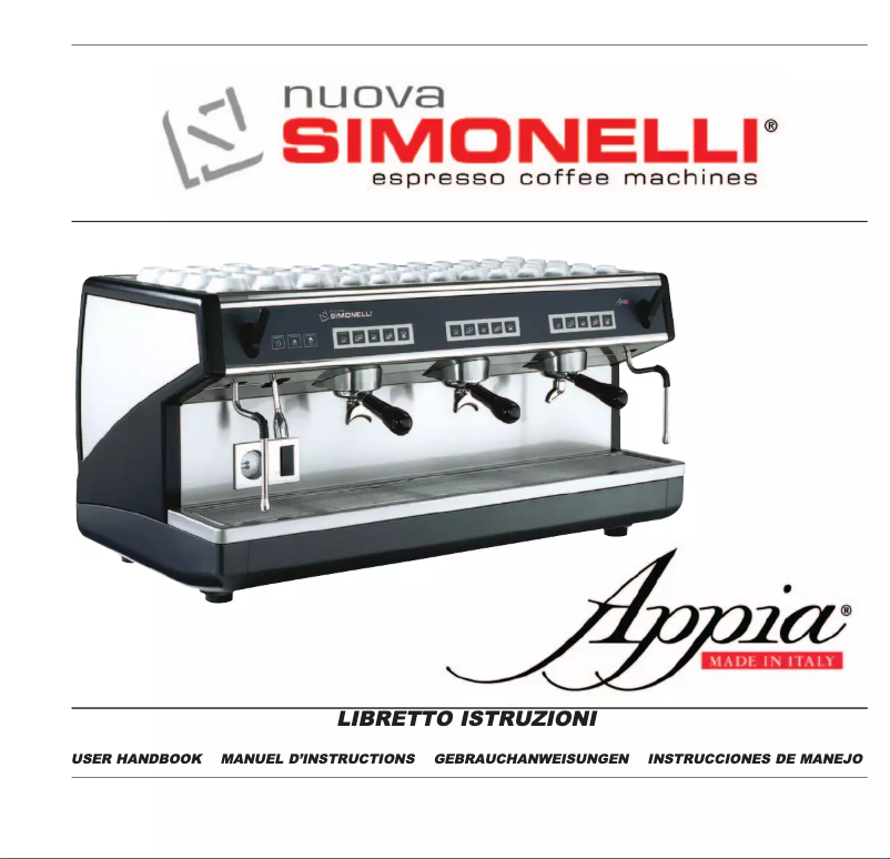 Página 1 del manual Manual de usuario Nuova Simonelli Appia 2 Group