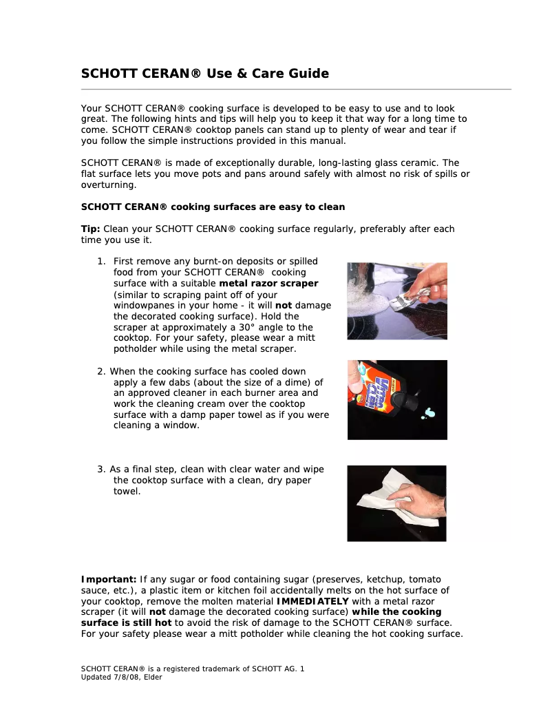 Page 1 de la notice Manuel utilisateur Summit SINCFS1