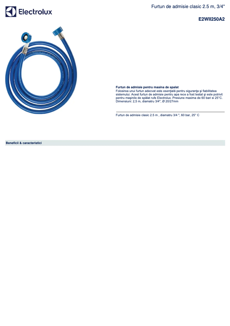 Página 1 del manual Manual de usuario Electrolux E2WII250A2