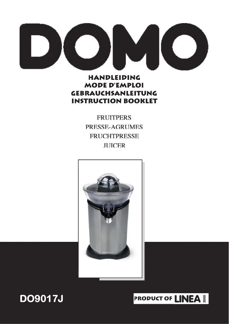 Page 1 de la notice Manuel utilisateur Domo DO9017J
