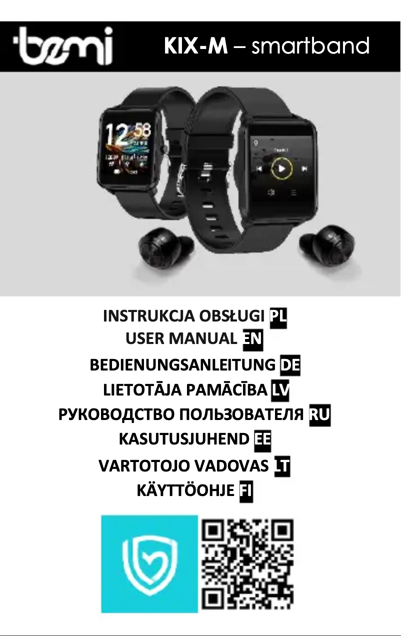 Page 1 de la notice Manuel utilisateur BEMI KIX-M