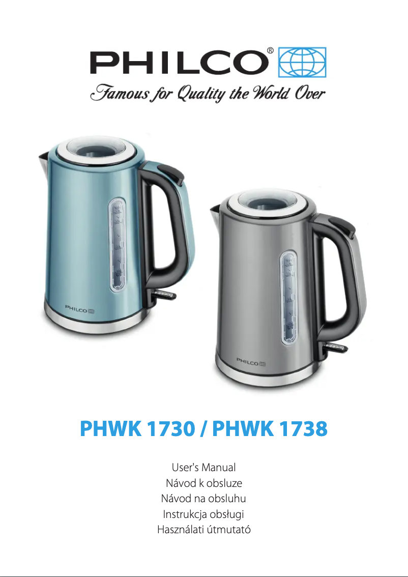 Page 1 de la notice Manuel utilisateur Philco PHWK 1730