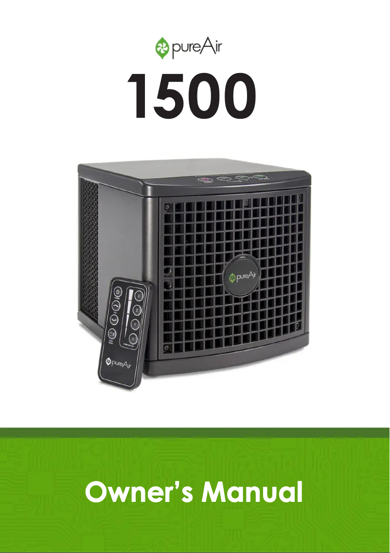 Page 1 of the manual User Manual Greentec 1500