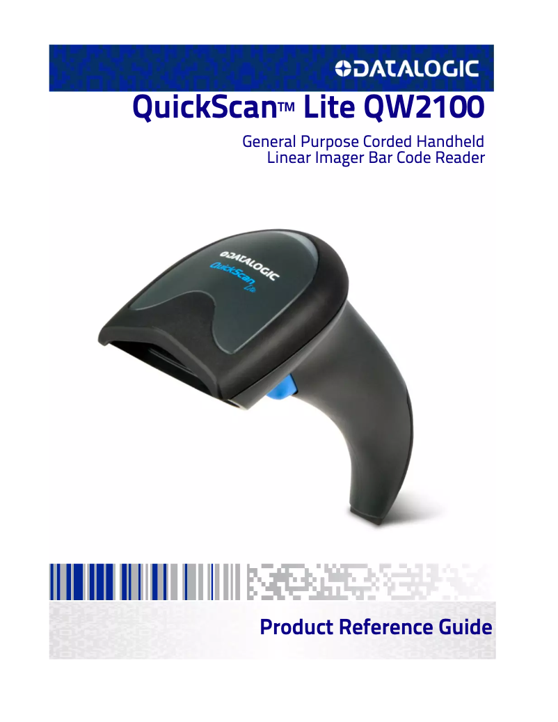 Página 1 del manual Manual de usuario Datalogic QuickScan Lite QW2170
