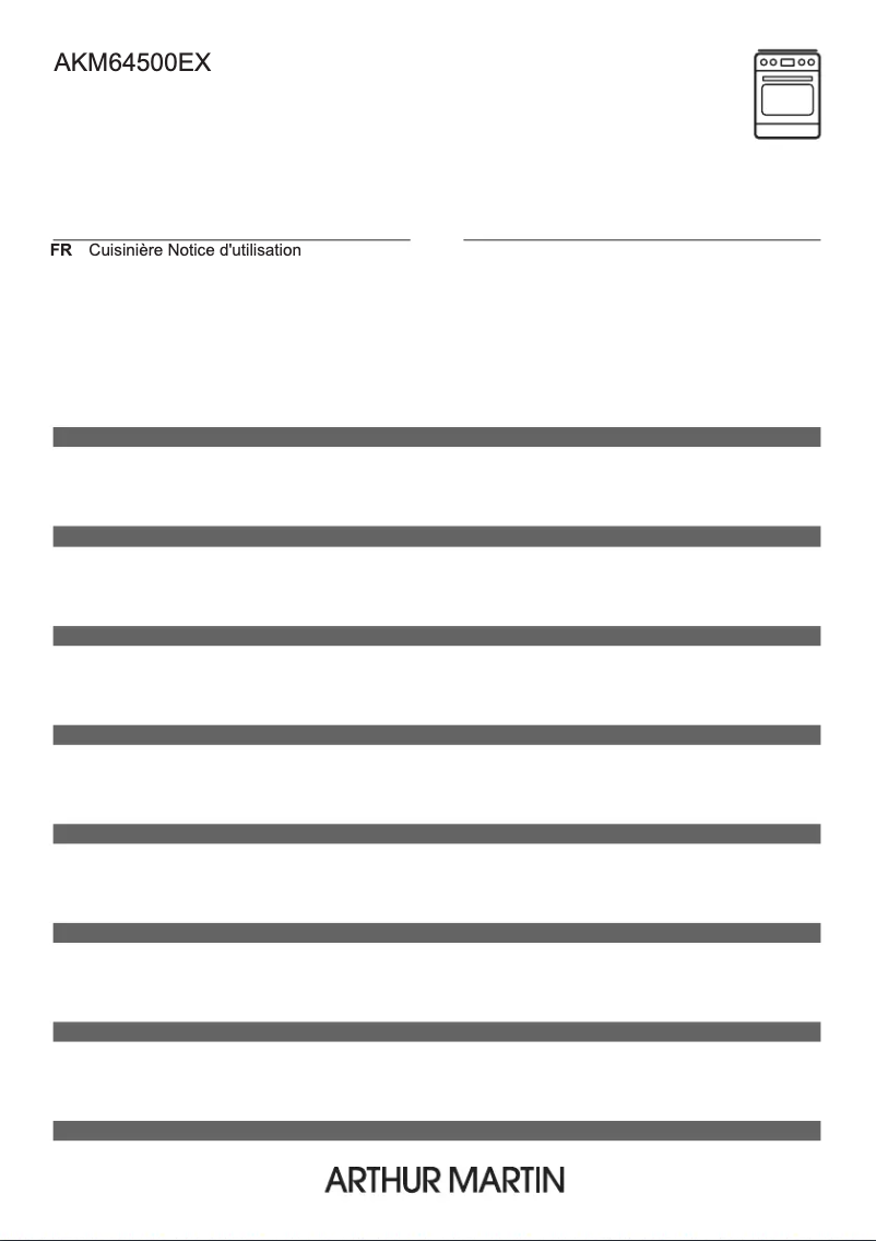 Page 1 de la notice Manuel utilisateur Electrolux AKM64500EX